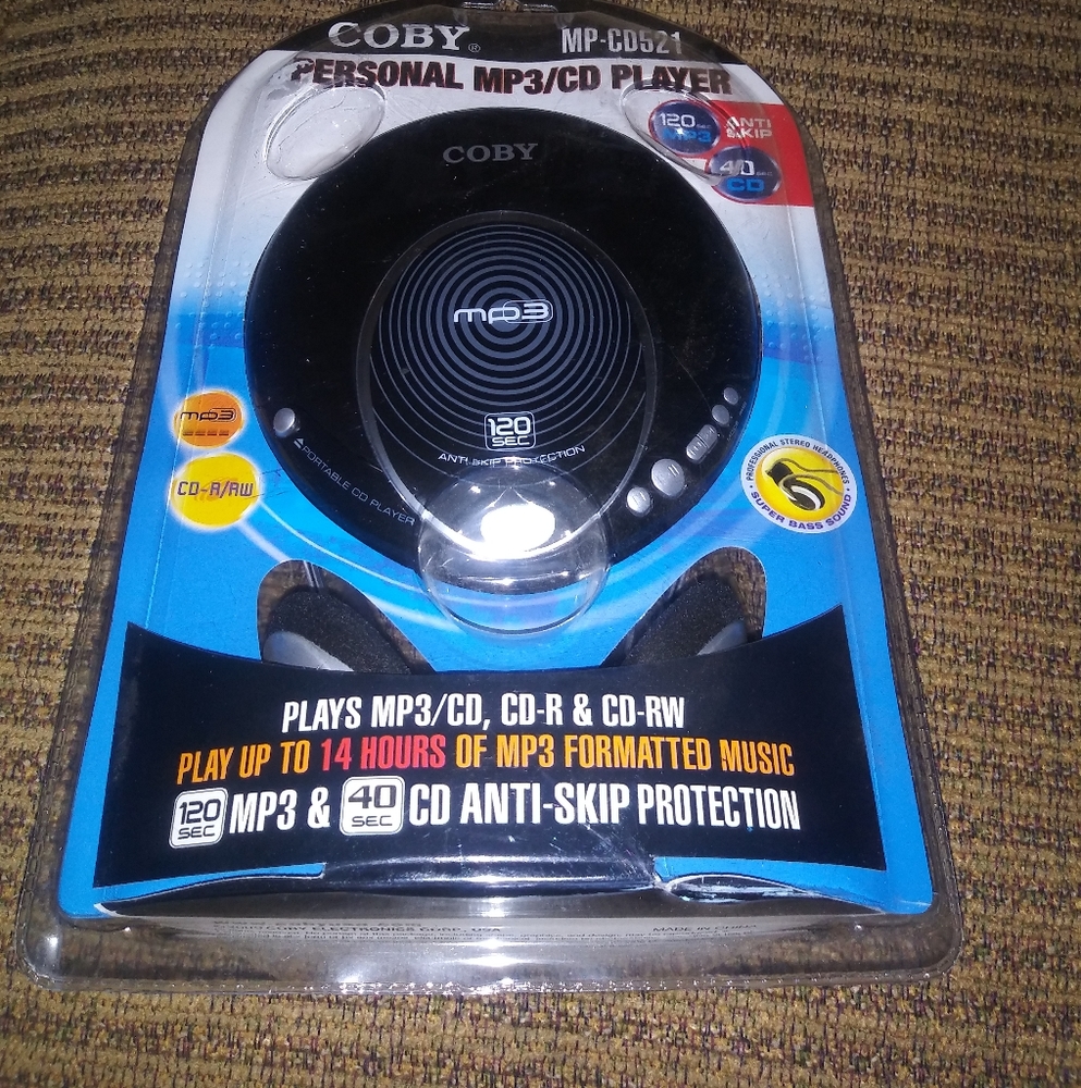 Vintage Coby Personal MP3/CD Player